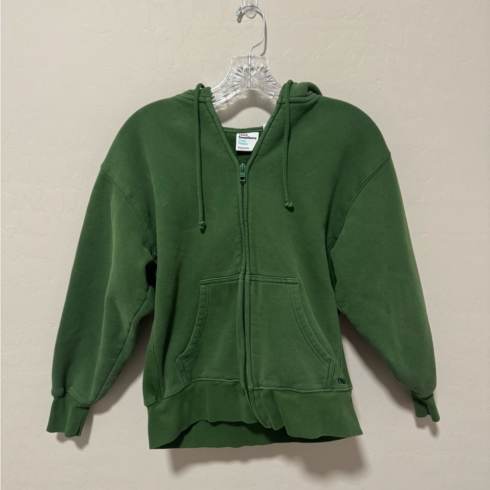 TNA Forest Green Sweatfleece Hoodie